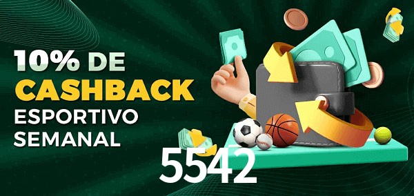 10% de bônus de cashback na 5542